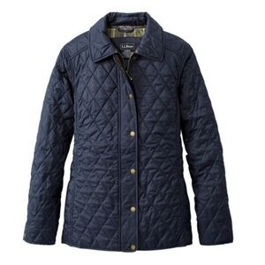 L.L. Bean Quilted Riding Jacket XS Petite
